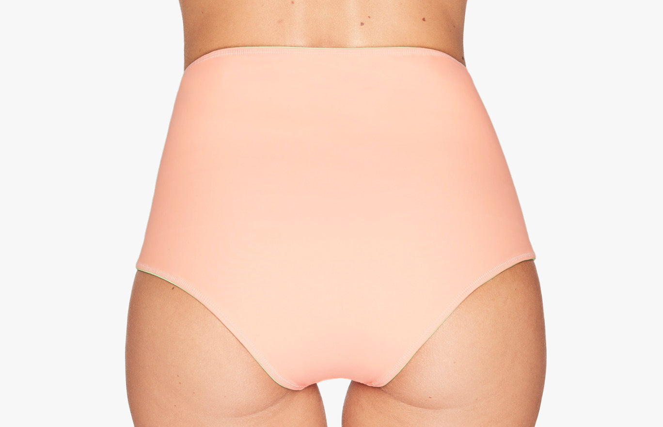 Surf Bikini Hose „Phuket“ in Moss Grün & Appeal Orange 4