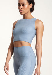 Oy 21 Yoga Top Amber Blue Rib 03