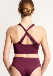 Bikini Oberteil „Elin X“ in Sultana Violett 2