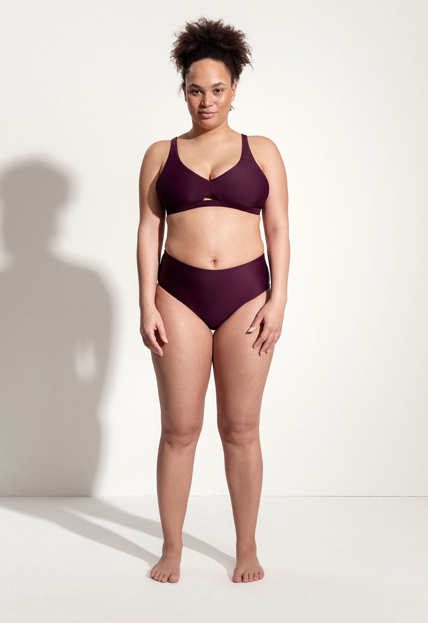 Surf Bikini Oberteil „Coho“ in Dunkelviolett 5