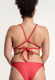 Surf Bikini Oberteil „Coho“ in Erdbeerrot 