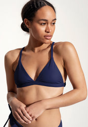 Surf Bikini Oberteil „Esox“ in Nachtblau -m-t