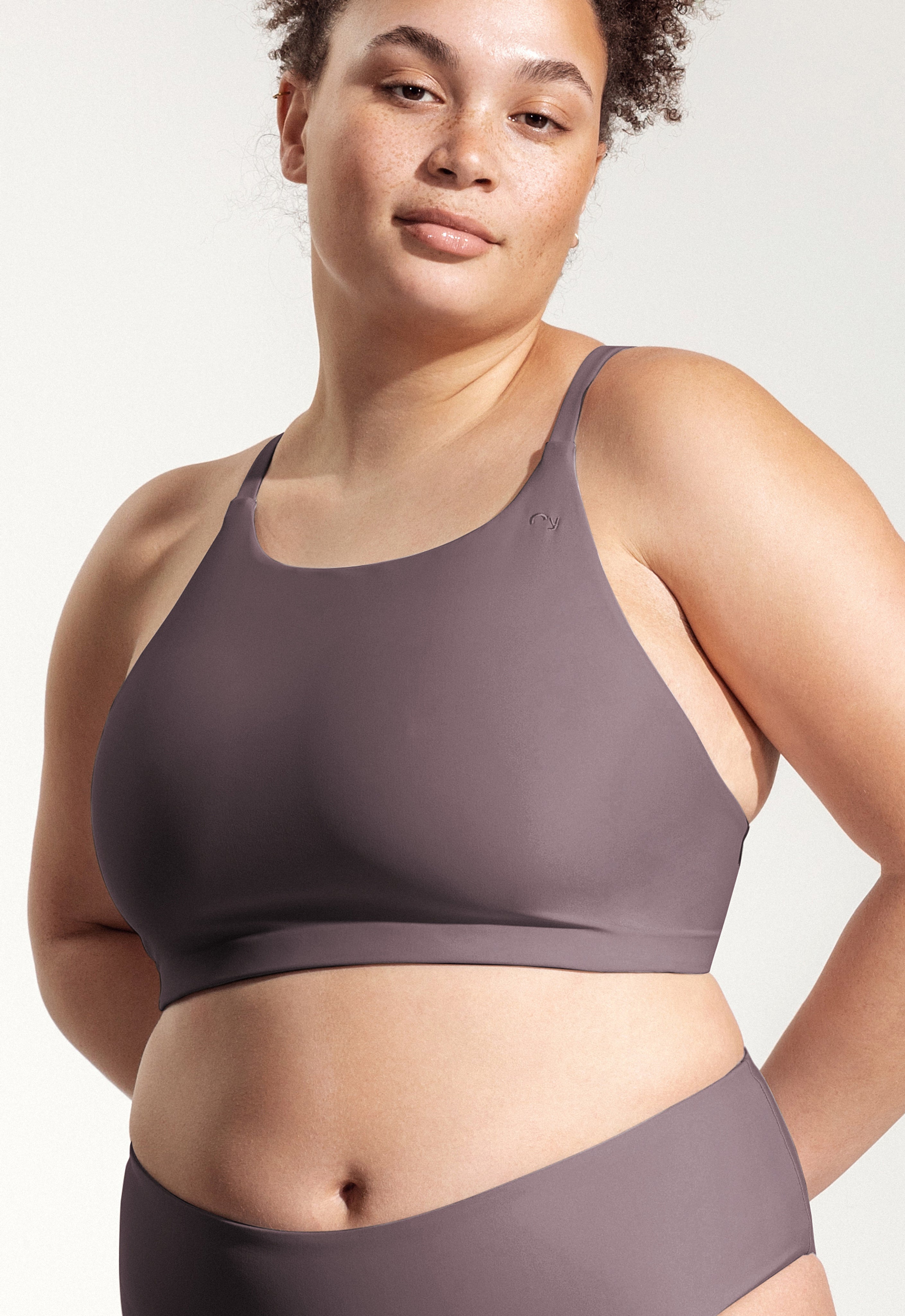 Surf Bikini Oberteil „Goby“ in Dunkellavendel 