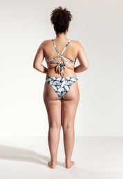 Surf Bikini Oberteil „Coho“ mit grünem Blattmuster 3